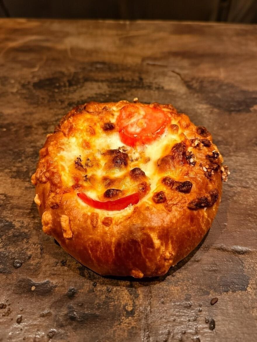 Marinated Mozzarella & Tomato Brioche Bun