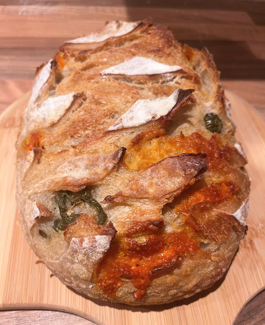 Jalapeños and cheddar Sourdough
